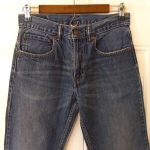 Levi's 527 boys blue five pocket bootcut jeans size (16R).